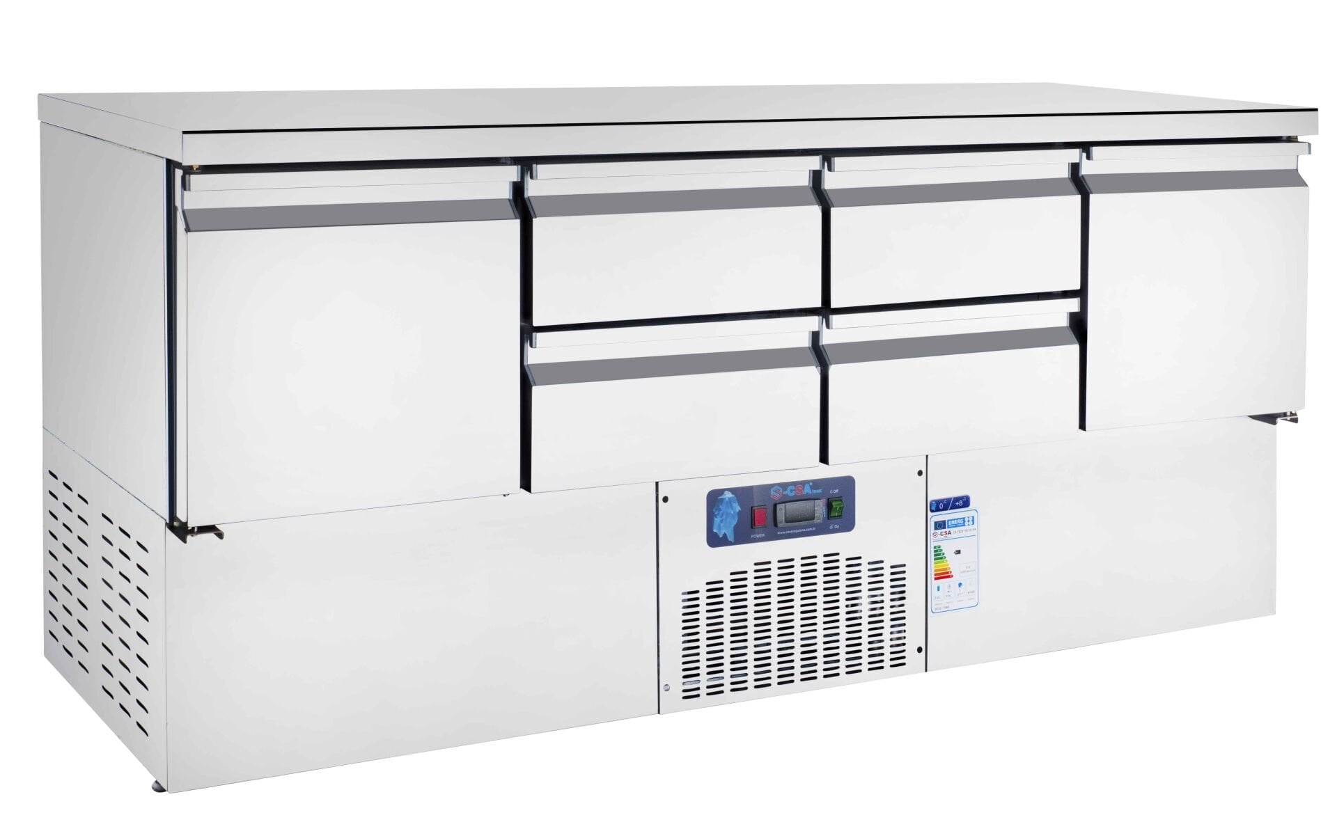 CS.CİK.4.700.AK CSA Alttan Motorlu Yatay Buzdolabı