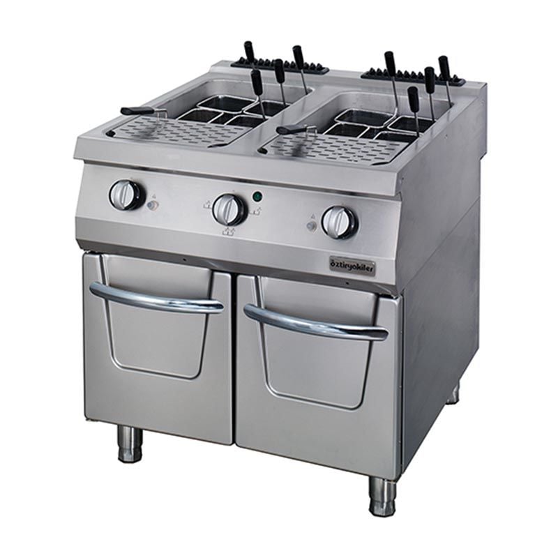 Öztiryakiler 900 Seri Dolaplı Makarna Fritözü Gazlı 80x90x85