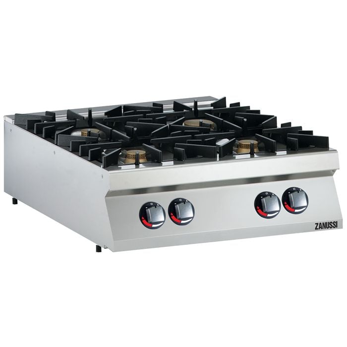 Zanussi  392028 EVO 900 Set Üstü 4 Açık Ateşli Gazlı Ocak 80x90x25cm