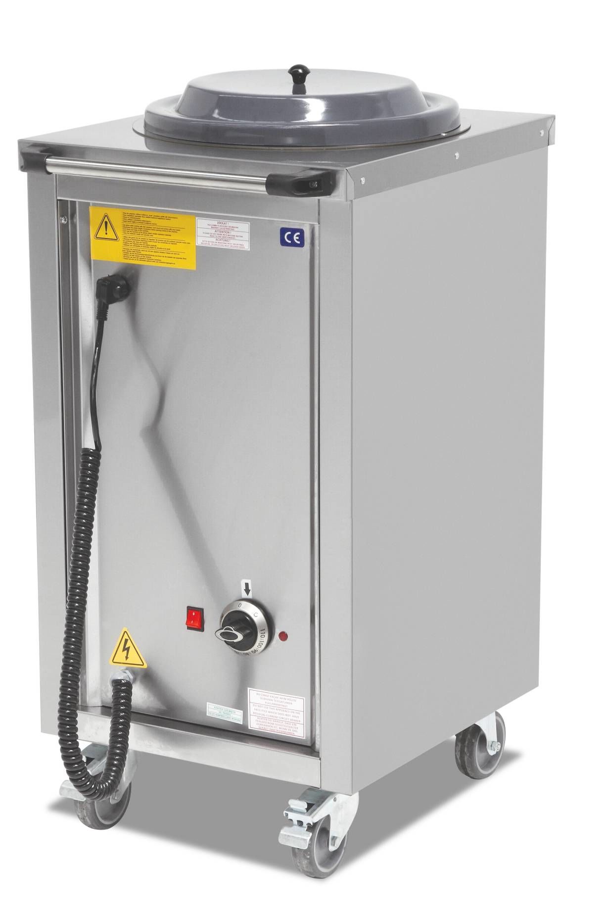 Empero EMP.TO.2432-I-1 Tekli Tabak Otomatı 24/32 Tabak Kapasiteli Isıtmalı 480x550x900 mm