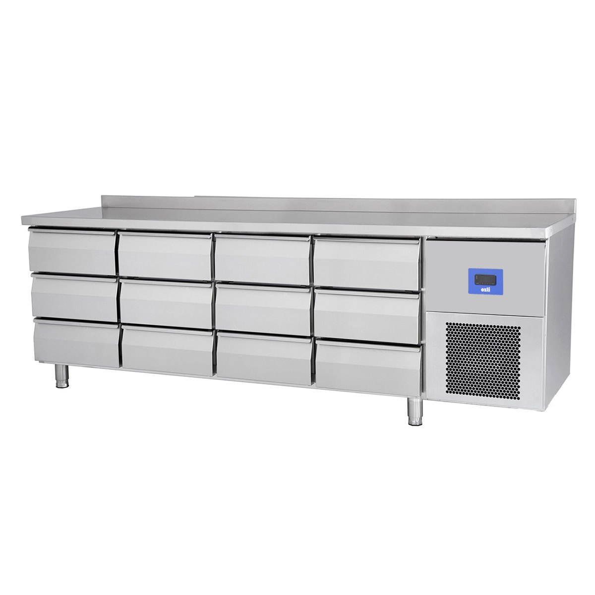 Öztiryakiler TA 460 NMV 12 Çekmeceli Yatay Tezgah Tip Buzdolabı, 518 L