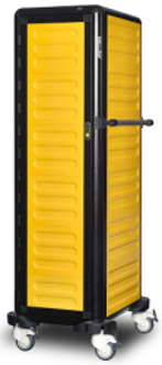 Gastrolley Tepsi Taşıma Arabası 15 Raflı Kapılı 57x71x174 G.ST.150.S.4