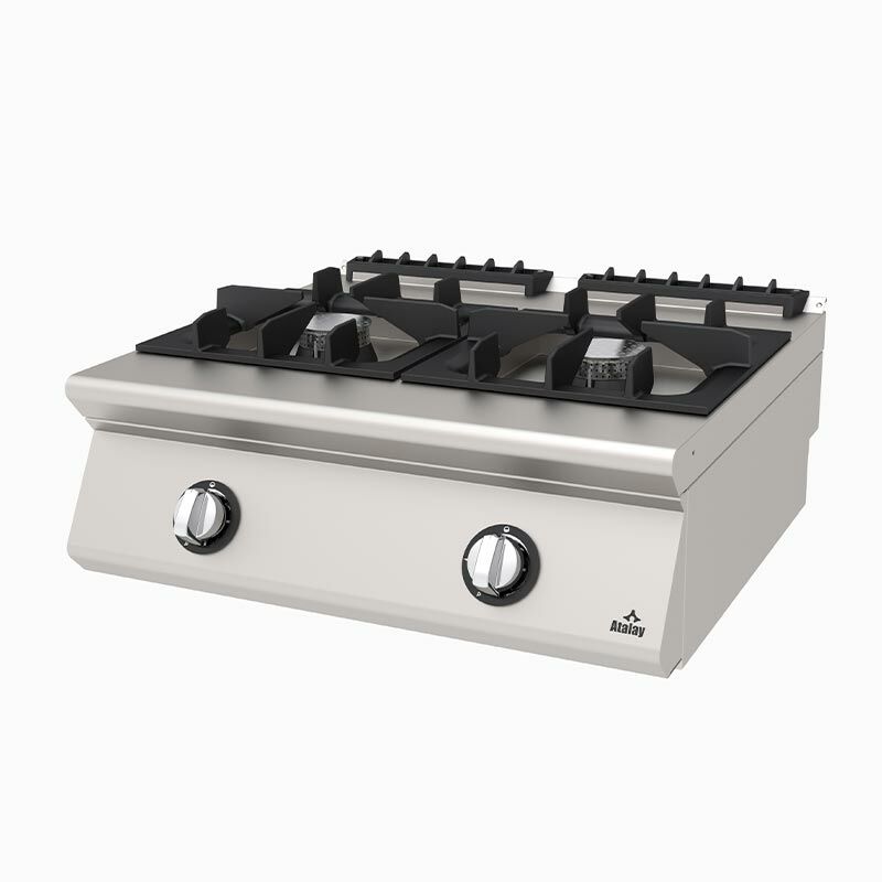 Atalay 2 Gözlü Ocak Doğalgazlı 80x73x30 Cm AGO-873-T