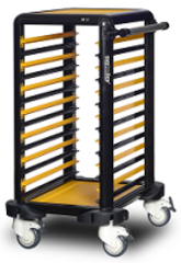 Gastrolley Küvet Taşıma Arabası 15 Raflı Etrafı Açık 53x71x99 G.GN.75.S.1
