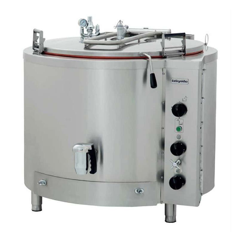 Öztiryakiler İndirekt Kaynatma Tenceresi 500 LT Gazlı Sabit Model