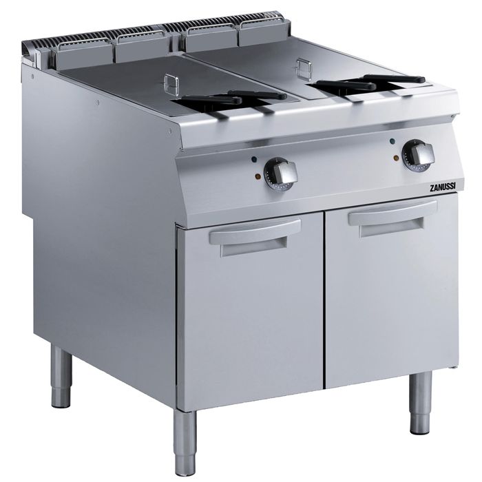Zanussi  392095 EVO 900 Serisi Dolaplı V Tipi Hazneli 18+18 lt Elektrikli Fritöz 80x90x85 cm