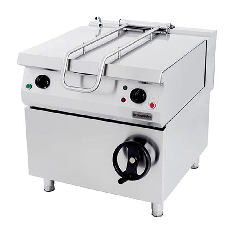 Öztiryakiler 900 Seri Devrilir Tava 100 LT Gazlı 100x90x85 Elektronik Ateşlemeli