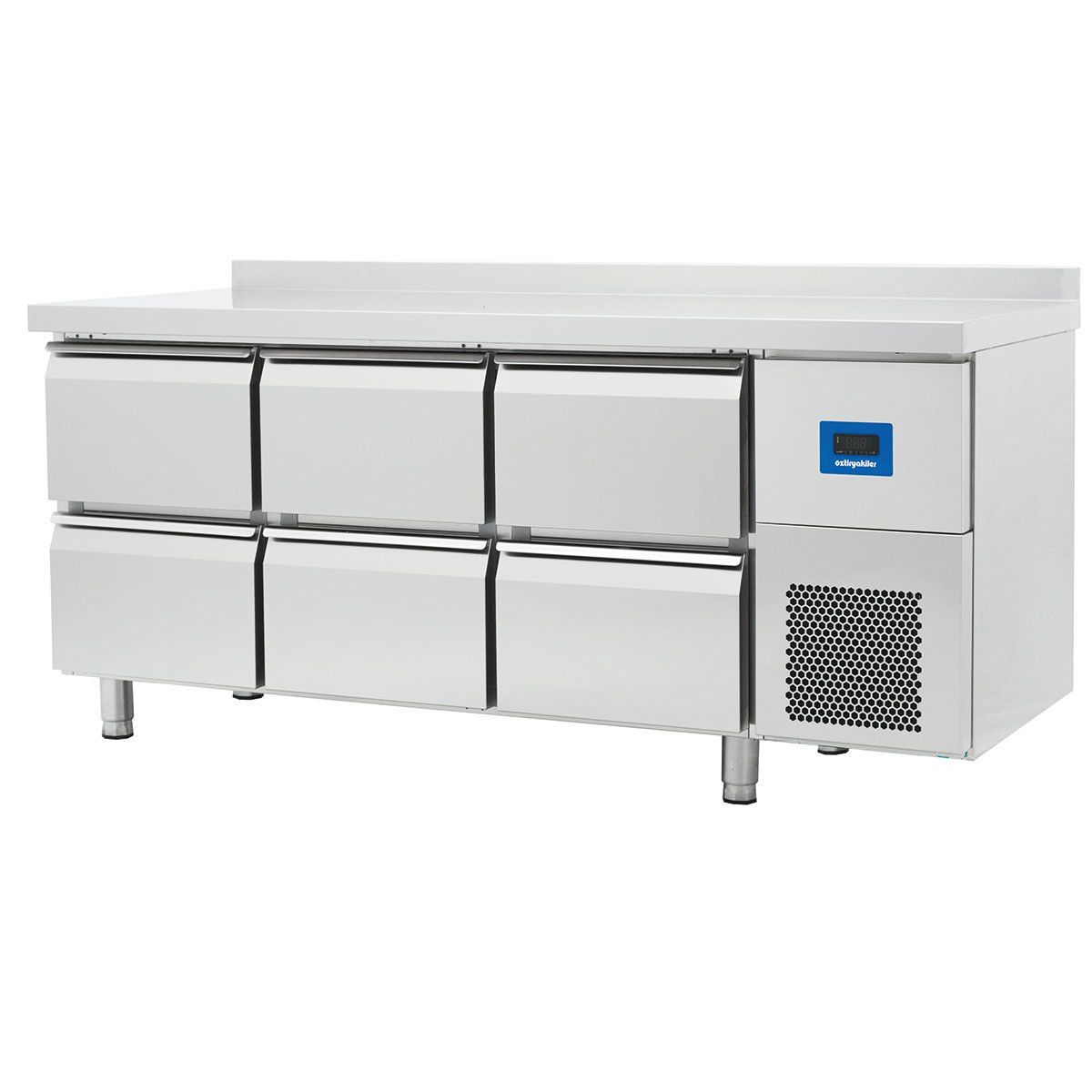 Öztiryakiler TAG 470 NMV 8 Çekmeceli Yatay Tezgah Tipi Buzdolabı, 625 L, 304K