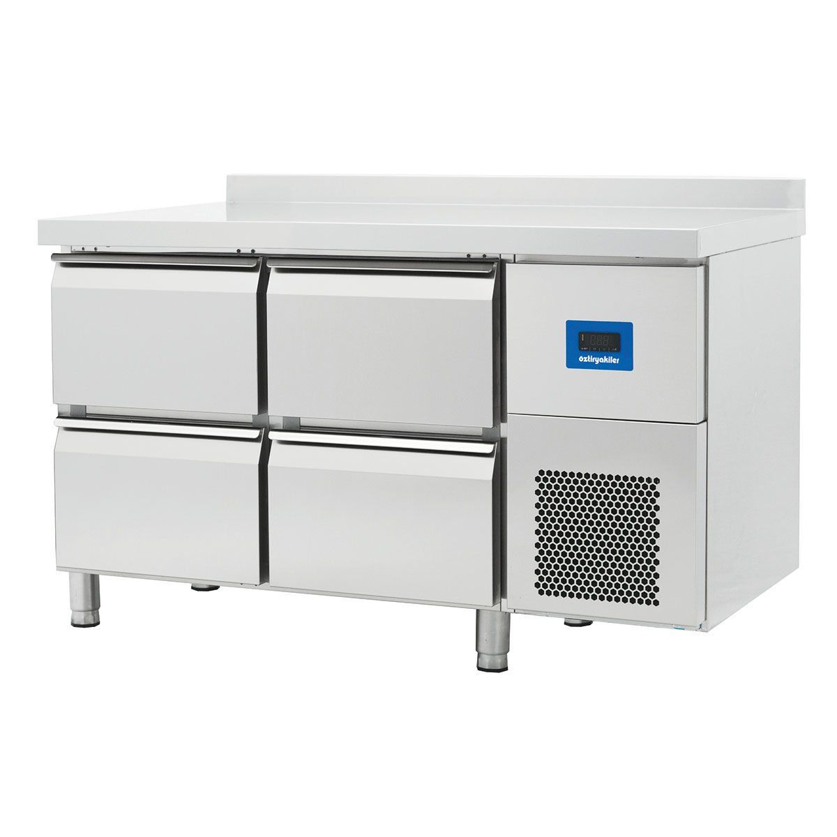 Öztiryakiler TAG 270 NMV 4 Çekmeceli Yatay Tezgah Tipi Buzdolabı,301 L, 430K