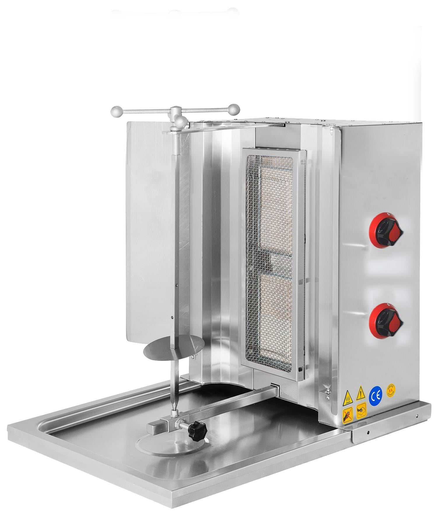 CSA 2 Radyanlı Sabit Döner Ocağı Gazlı ve Lpg Li CE Belgeli KRCS.SDOG.2