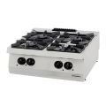 Öztiryakiler Set Üstü Ocak 700 Seri Gazlı 4 Açık Ateş 80*70*28 (4x7,5 kW)