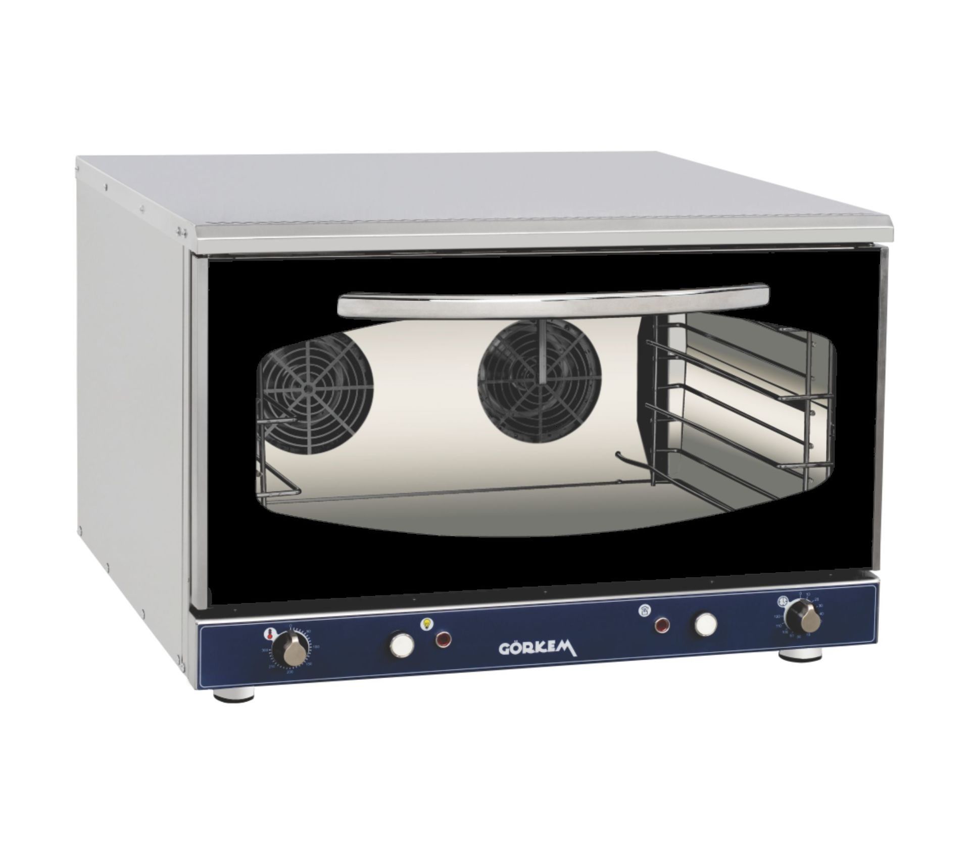 Görkem PTS 40 Elektrikli 4 Tepsili Patisserie Fırın Manuel 380V 1004