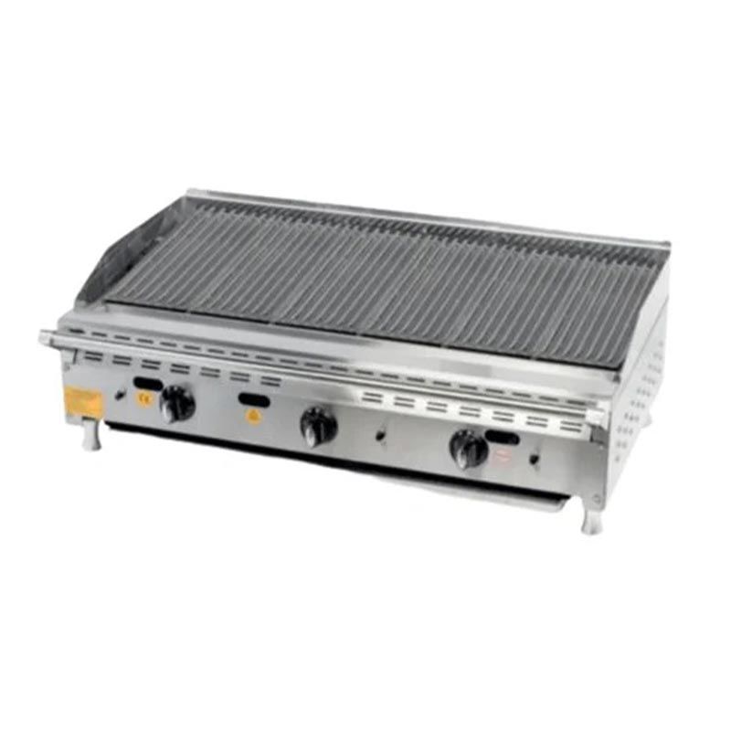 Ersöz 700 Seri Amerikan Model Lavataşlı Izgara, 105x60x30 cm, LPG'li