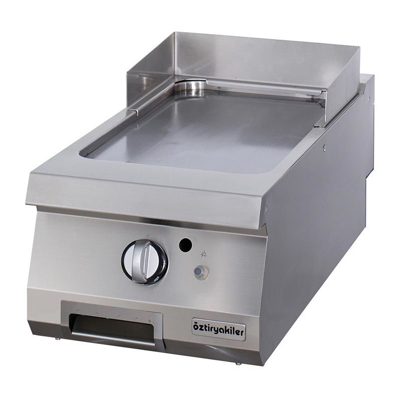 Öztiryakiler 700 Seri Set Üstü Grill Plate Düz Gazlı 40x70x30 - Sert Krom Kaplı