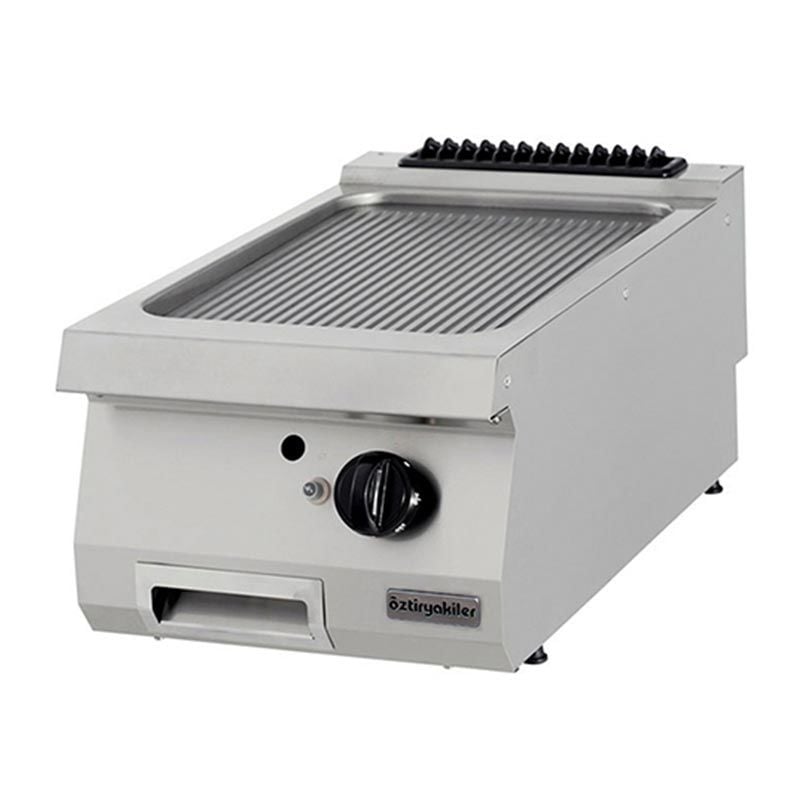 Öztiryakiler 700 Seri Set Üstü Grill Plate Oluklu Gazlı 40x70x30