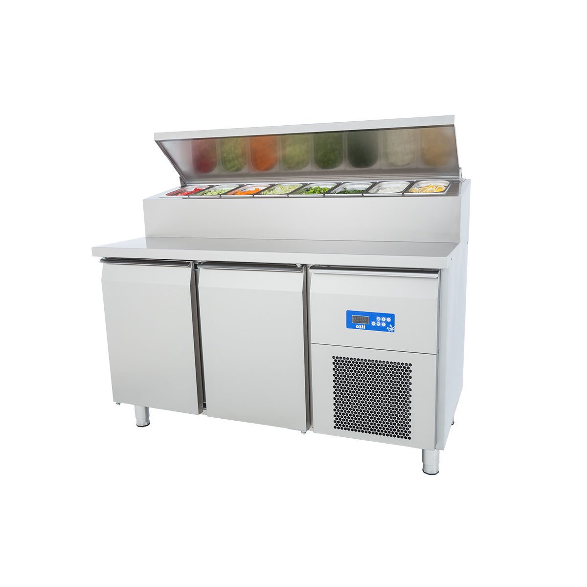 Öztiryakiler TAG 270 NTV 2 Kapılı Pizza Hazırlık Tablalı Buzdolabı