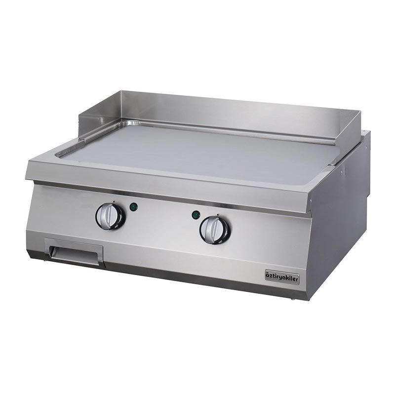 Öztiryakiler 700 Seri Set Üstü Grill Plate Düz Elektrikli 80x70x30