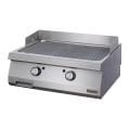 Öztiryakiler 700 Seri Set Üstü Grill Plate Oluklu Elektrikli 80x70x30