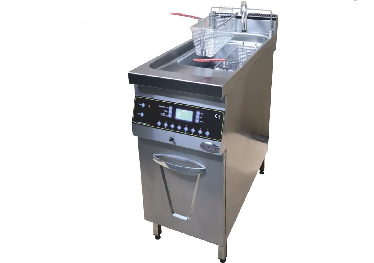 Otto'X 75 Lik Seri Dijital Termostatlı Elektrikli Fritöz OTX-7DFR 40, 400x750x850 cm