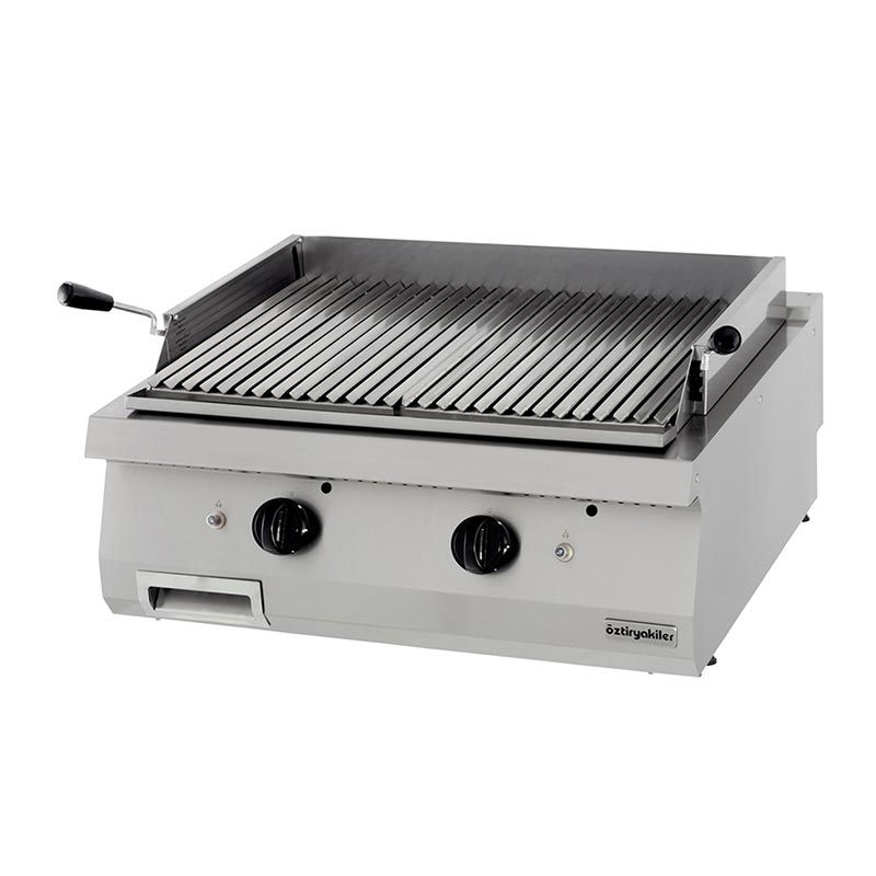 Öztiryakiler 700 Seri Set Üstü Lavataşlı Izgara Gazlı 80x70x30 cm