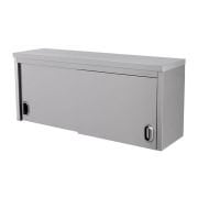 Paslanmaz Sürgü Kapılı  Duvar Dolabı