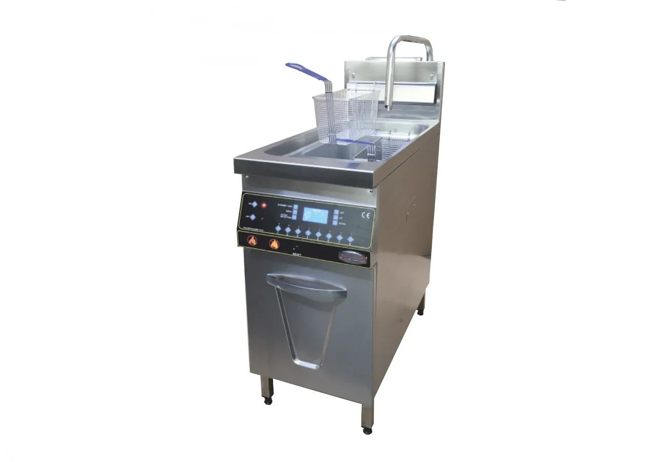 Otto'X 75 Lik Seri Dijital Termostatlı Gazlı Fast Food Fritöz OTX-7DGFF 40, 400x750x850 mm