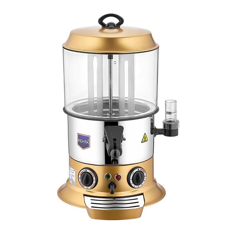 Remta CS8 Sıcak Çikolata & Sahlep Makinesi, 9 Litre, Gold