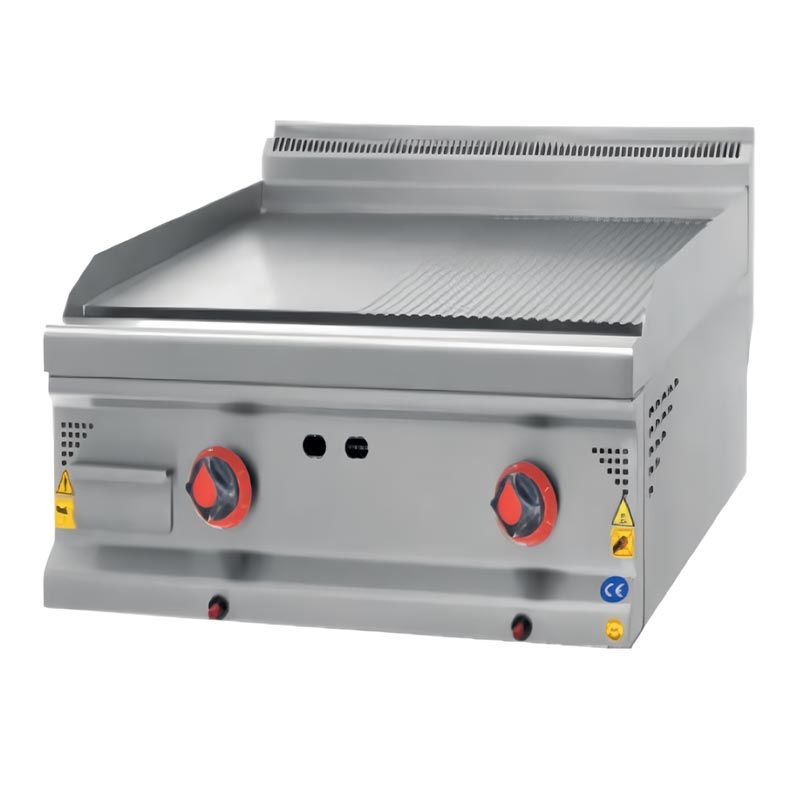 CSA 600 Seri Yarı Oluklu Izgara, 60x60x30 cm, LPG'li