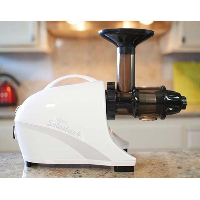 Tribest SS-4200-F Solostar Soğuk Sıkım Katı Meyve & Sebze ve Çimen Sıkacağı, Beyaz