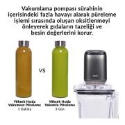 Tribest DPS-2250GY-F Dynapro Commercial Vakumlu Blender, 1.8 L, 1865 W, Siyah