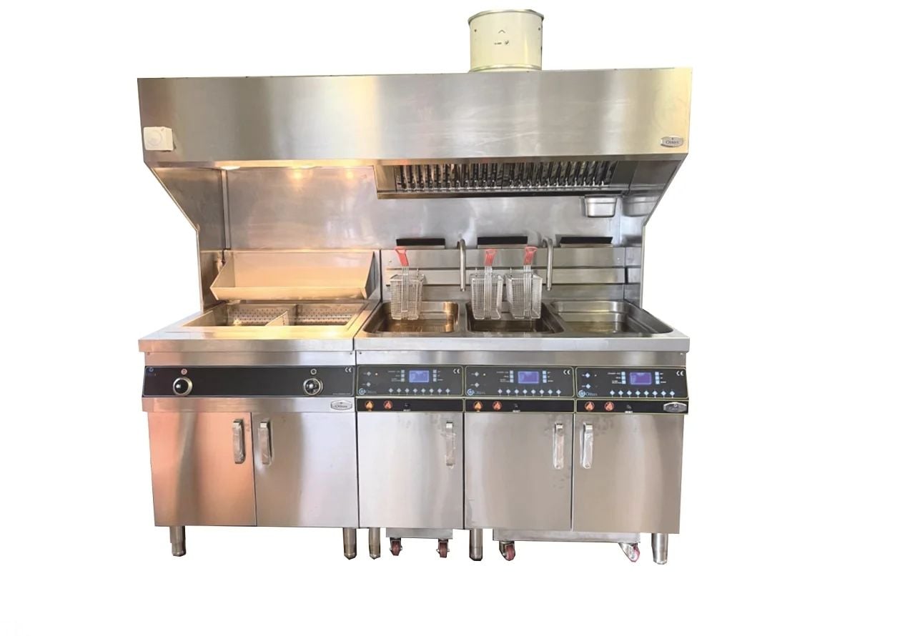 Otto'X Amerikan Tipi Gazlı Fritöz İstasyonu (Fritöz) OTX-FGS 80-1