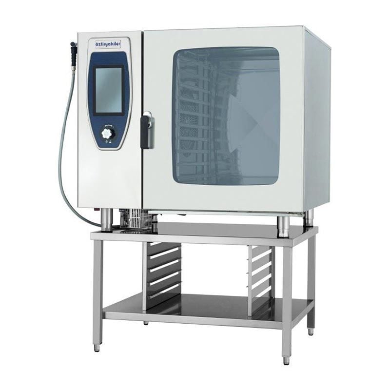 Öztiryakiler Konveksiyonlu Kombi Fırın, GN 2/1 10 Tepsi Kapasiteli, Elektrikli