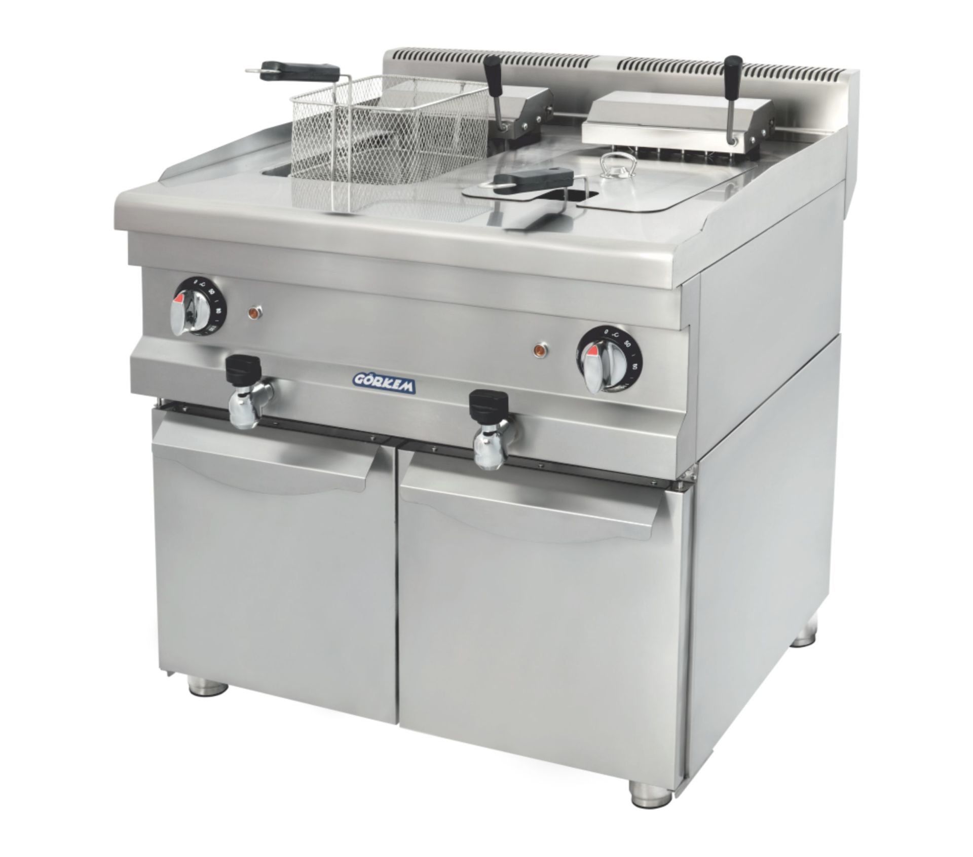 Görkem FE 870 Dolaplı Fritöz 12+12 LT Elektrikli 80x71x85 cm 703