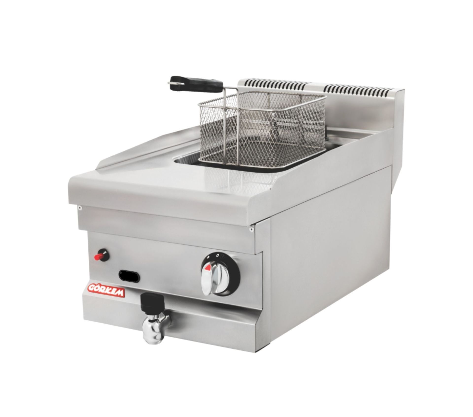 Görkem FG 470 Set Üstü Fritöz 12 LT Doğalgazlı CE 40x71x42 cm 700 G