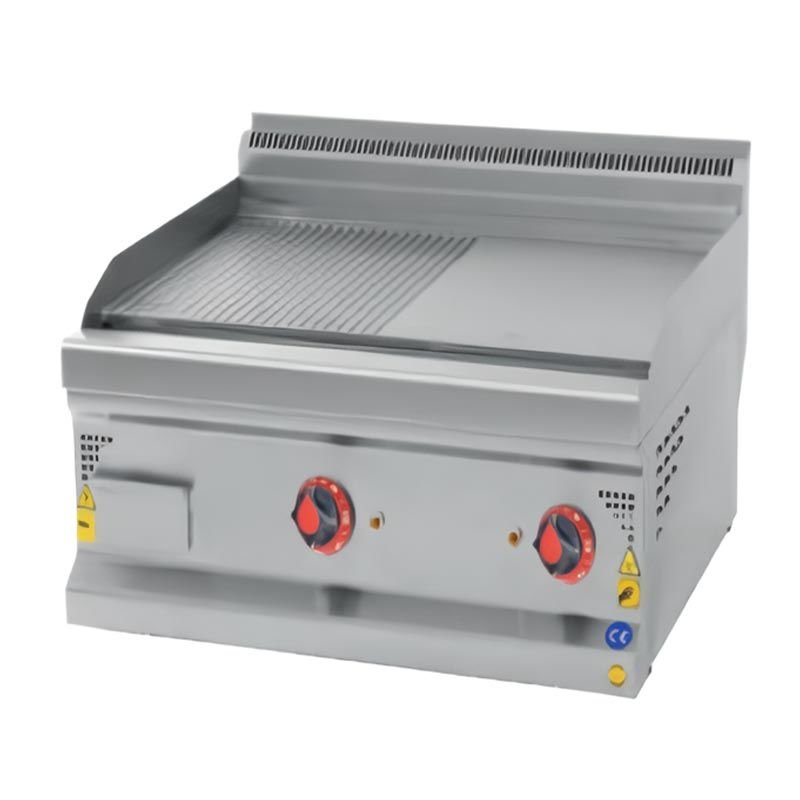 CSA 700 Seri Yarı Oluklu Izgara, 80x70x30 cm, Gazlı