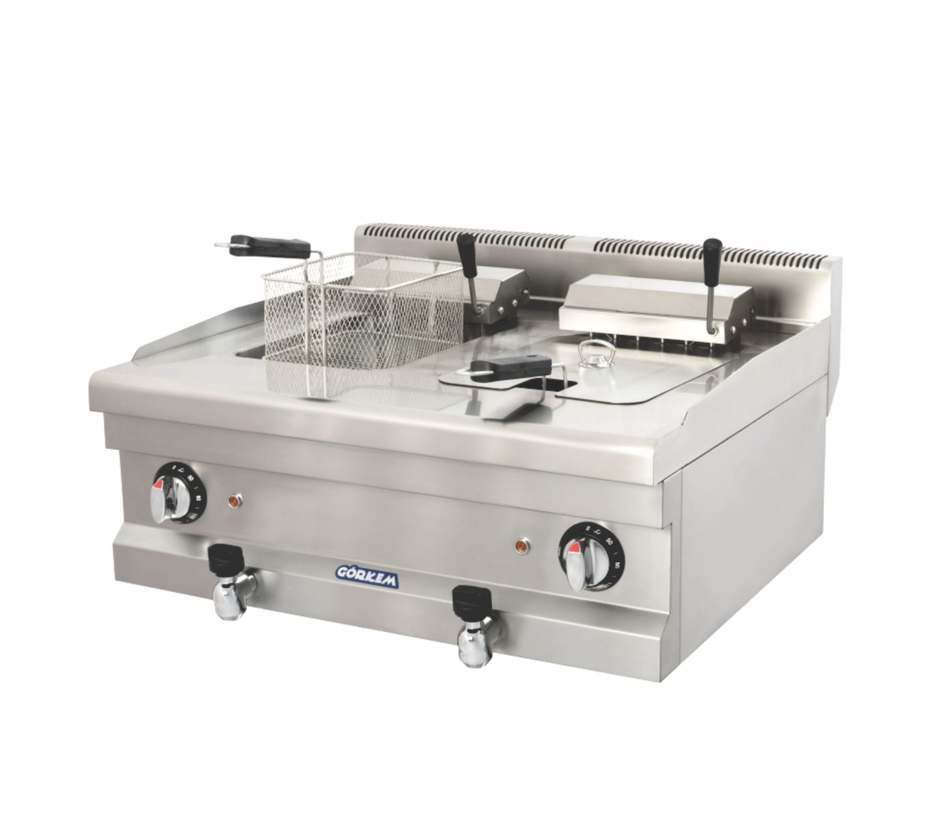 Görkem FG 870 Set Üstü Fritöz 12+12 LT LPG'li CE 80x71x42 cm 702 G
