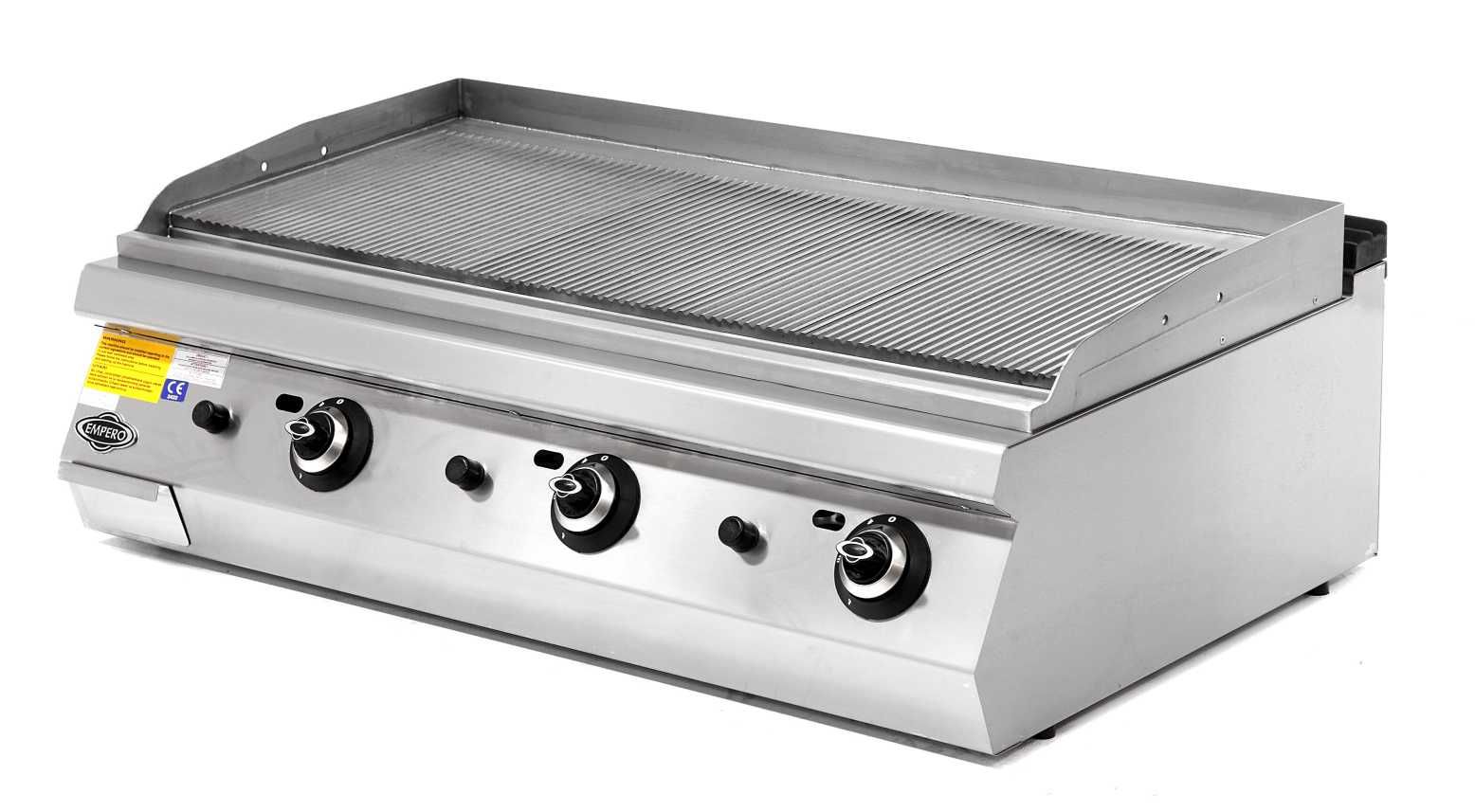 Empero EMP.PLS.9IG031 900 Seri Set Üstü Oluklu Plety Izgara Gazlı 120x90x30 cm