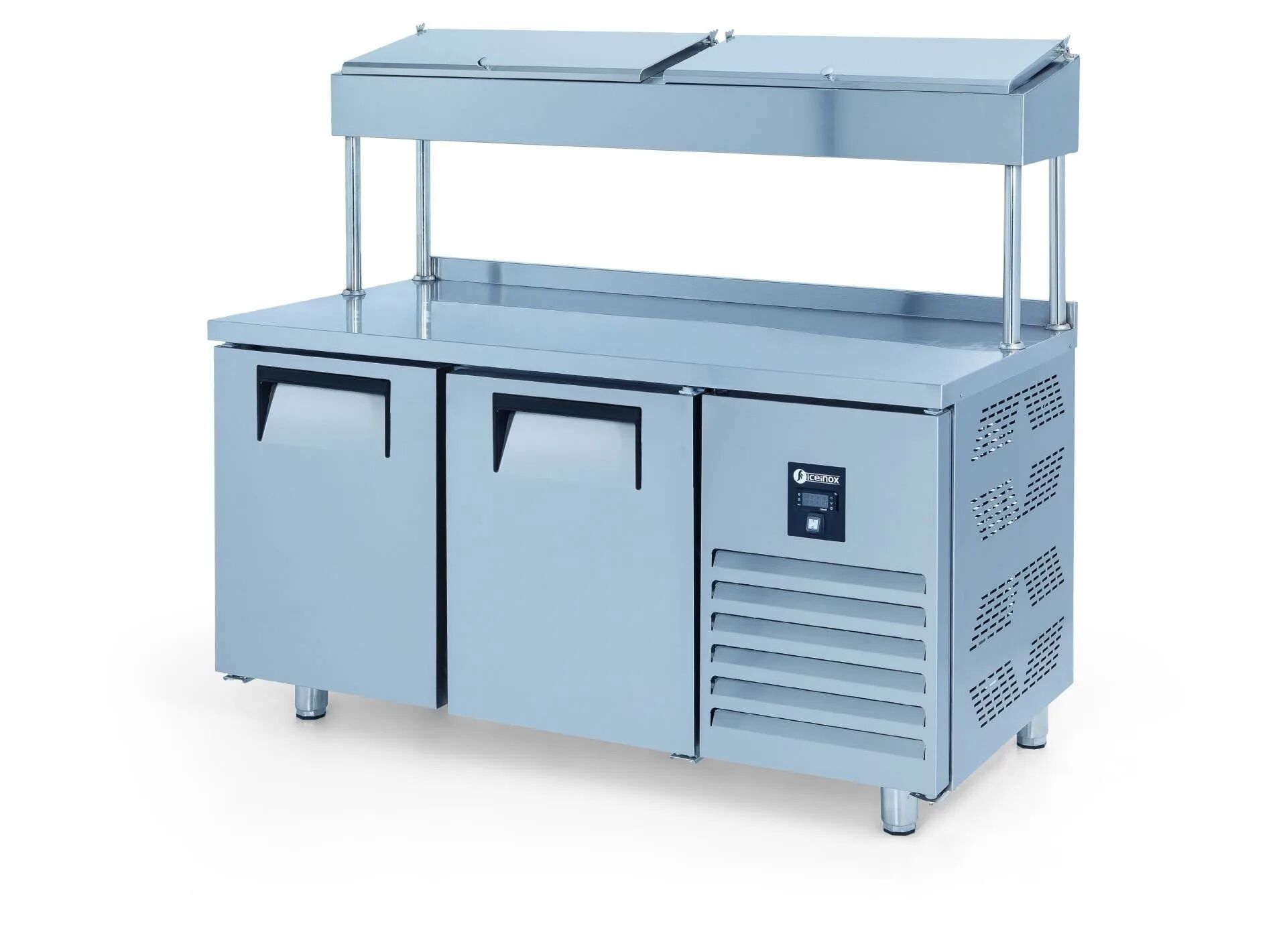 Iceinox PTS.H.275 Make Up Buzdolabı, Yüksek, 2 Kapılı, 150x60x85/140 cm