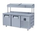 Iceinox PTS.H.330.CR Make Up Buzdolabı, Yüksek, 2 Kapılı, 150x70x85/140 cm