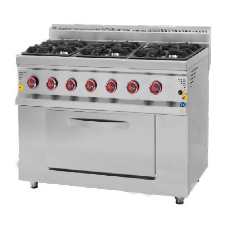 CSA 700 Seri Fırınlı Ocak, Kuzine, 1200x700x850 mm, Gazlı