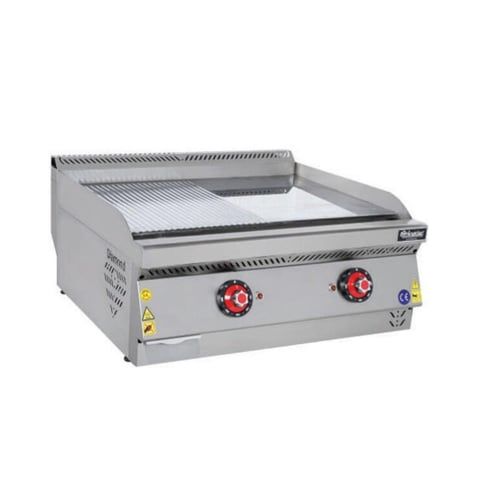 Himaksan HMK-PIEY 663 Nervürlü Pleyt Elektrikli Set Üstü Izgara 60x60x30 cm