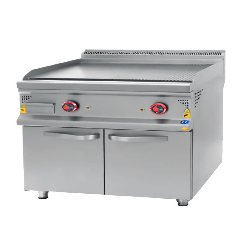 CSA 900 Seri Yarı Oluklu Dolaplı Izgara, 80x90x85 mm, Elektrikli