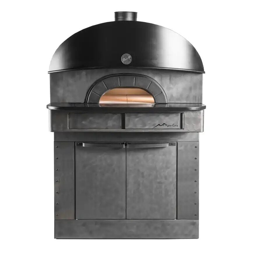 Moretti Forni Neapolis 4 Taş Tabanlı 33 cm x 4 Pizza Kapasiteli Pizza Fırını, Elektrikli