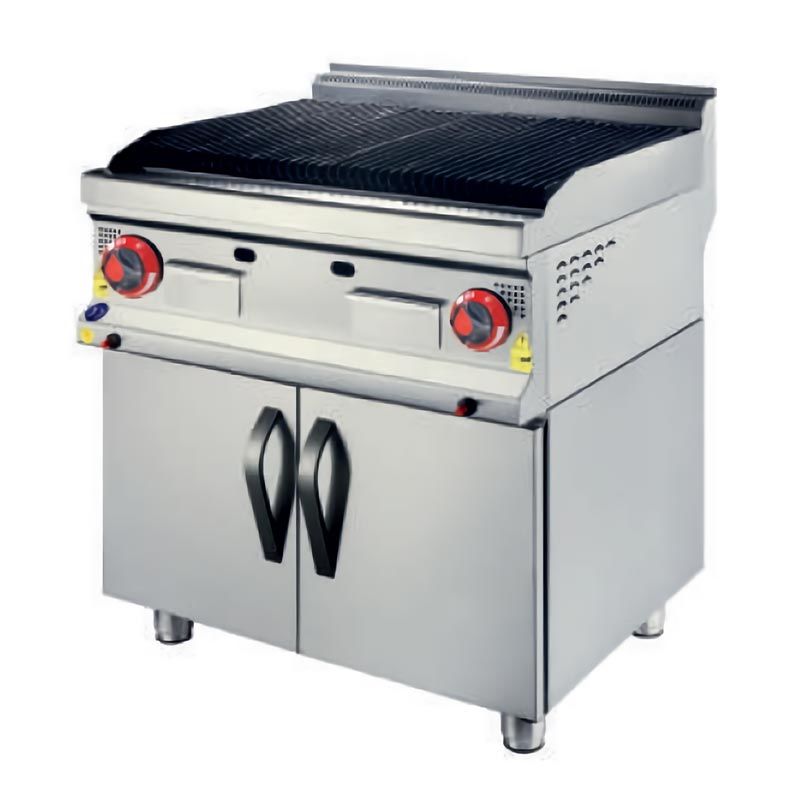 CSA 900 Seri Dolaplı Döküm Lavataş Izgara, 800x900x850 mm, Gazlı