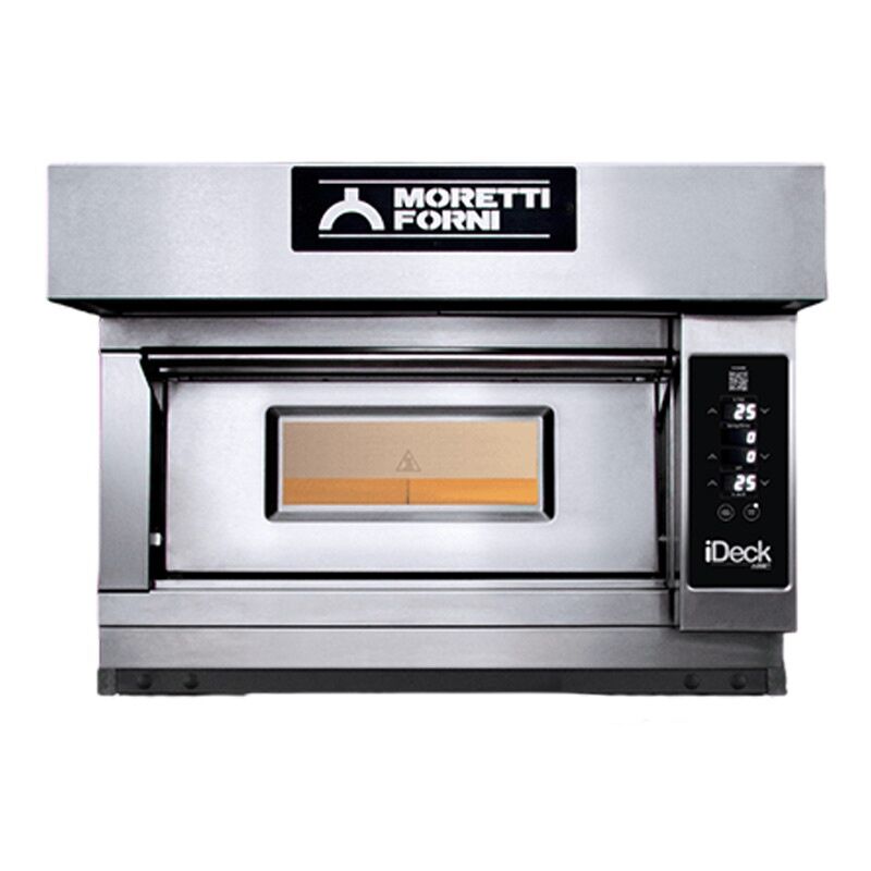 Moretti Forni Tek Katlı Taş Tabanlı Pizza Fırını Elektronik Kontrollü ID-M-60.60