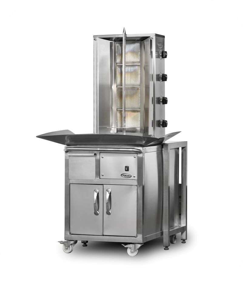 Pimak X4 4 Radyanlı Arabalı Döner Makinası DO7/M077