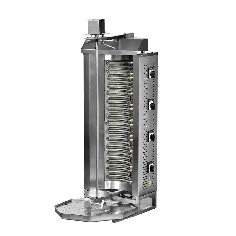 Pimak Üstten Motorlu Döner Makinesi, 6 Radyanlı, Elektrikli