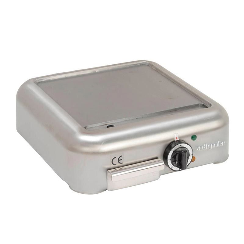 Öztiryakiler Tekli Düz Compact Grill Plate, 40x40 cm, Elektrikli