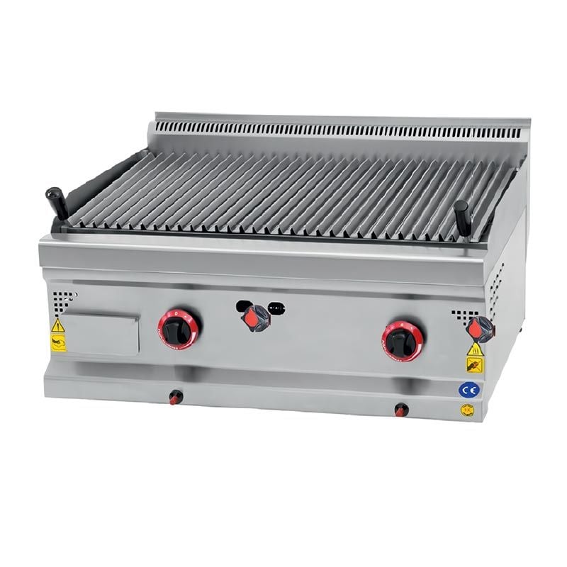 CSA 900 Seri Lavataşlı Izgara, 80x90x30 cm, Gazlı