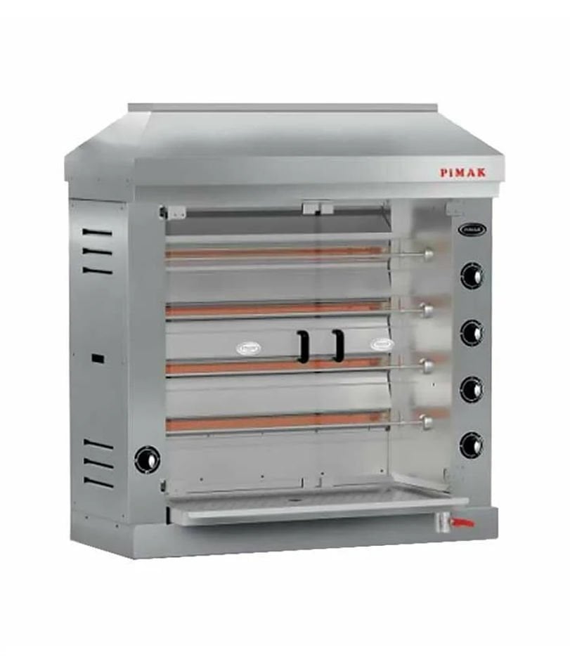 Pimak M004R Gazlı Radyanlı Piliç Çevirme Makinesi